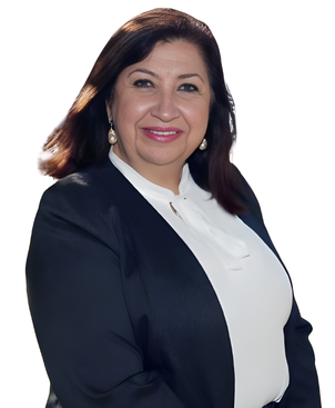 Passport-style portrait of Anne Farah-Hill OAM, board member, wearing professional attire and smiling warmly.